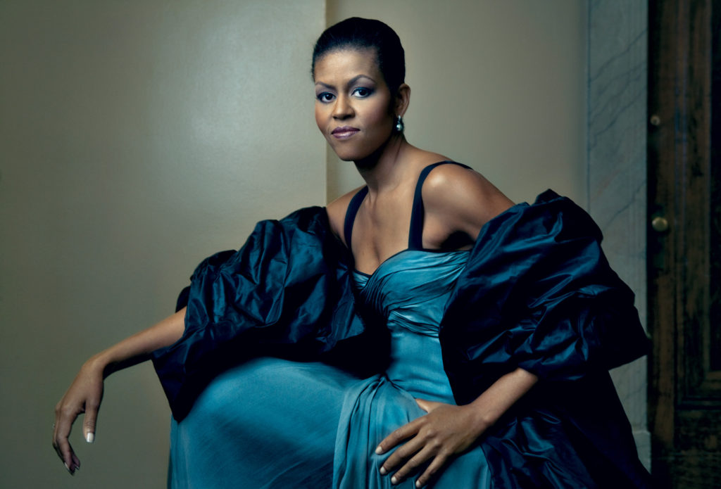 Vogue shows Michele Obama's outer beauty - her speech shows her inner beauty as a mother and leader.
