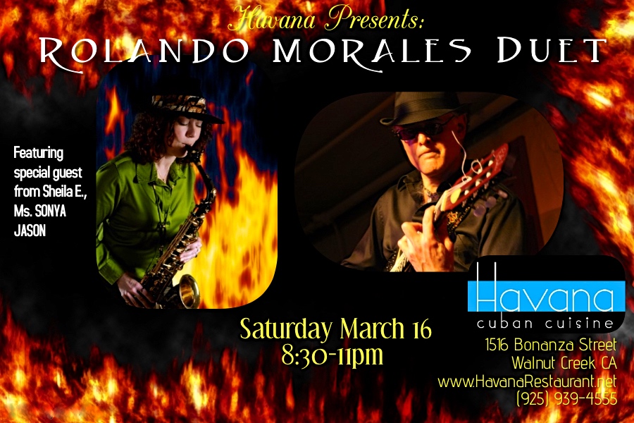 Sonya Jason and Rolando Morales Duet Performance at Havana's on March 16, 2019
