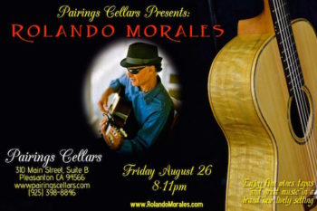 Rolando Morales Performs Pairings Cellars Solo