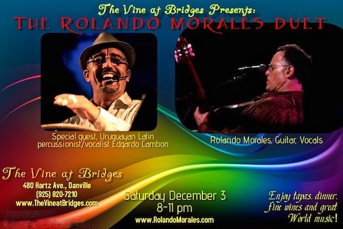 Rolando Morales Duo at The Vine at Bridges featuring Edgardo Cambon