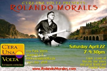 Rolando Morales performs at Cera Una Volta April 22 2017
