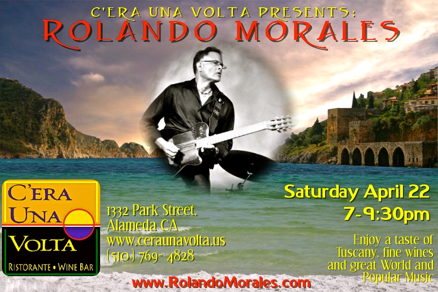 Rolando Morales performs at C'era Una Volta on April 22, 2017