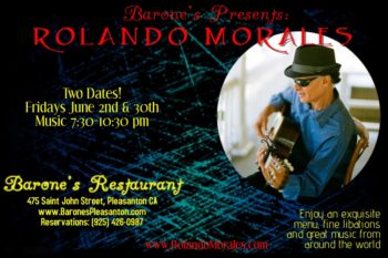 Rolando Morales performs at Barone's, June 30th