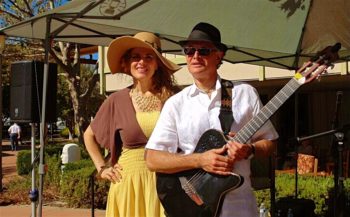 Rolando Morales with Antonia Venezia at a private event. (Photo by Nanette Lanz)