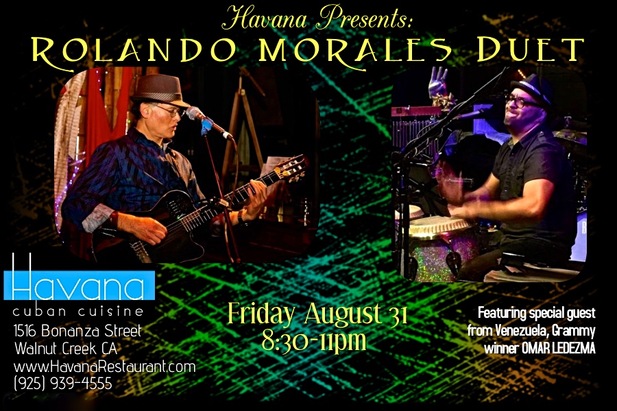 Omar Ledezma joins Rolando Morales at the Havana Friday, August 31, 2018