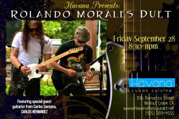 Carlo Hernandez and Rolando Morales at Havana Friday September 28, 2018