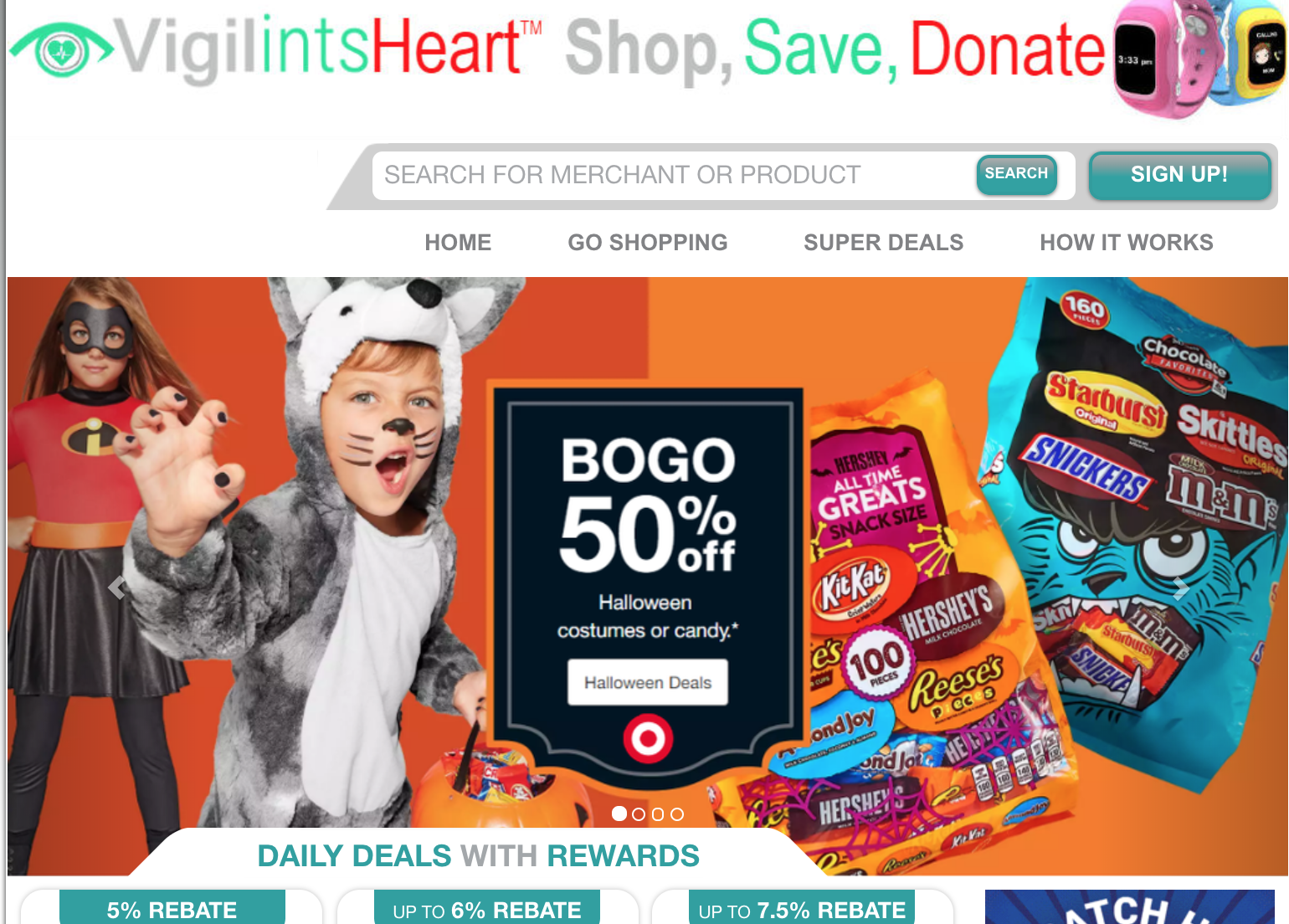 VigilintsHeart™ Launches “Shop, Save, Donate” helping parents save money while donating to schools and non-profits.