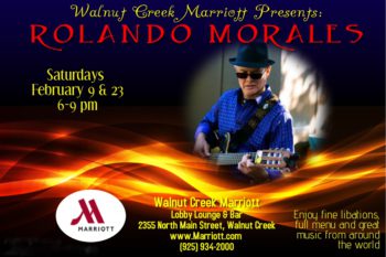 Rolando Morales performs at February 23, 2019 at the Walnut Creek Marriott