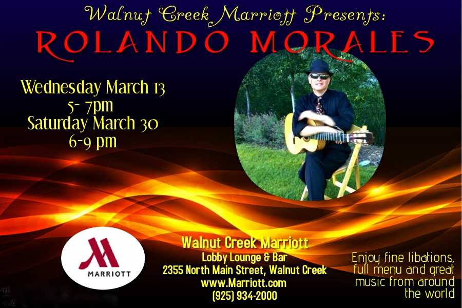 Rolando Morales performs with saxophonist Sonya Jason at Havana's in Walnut Creek at March 16, 2019