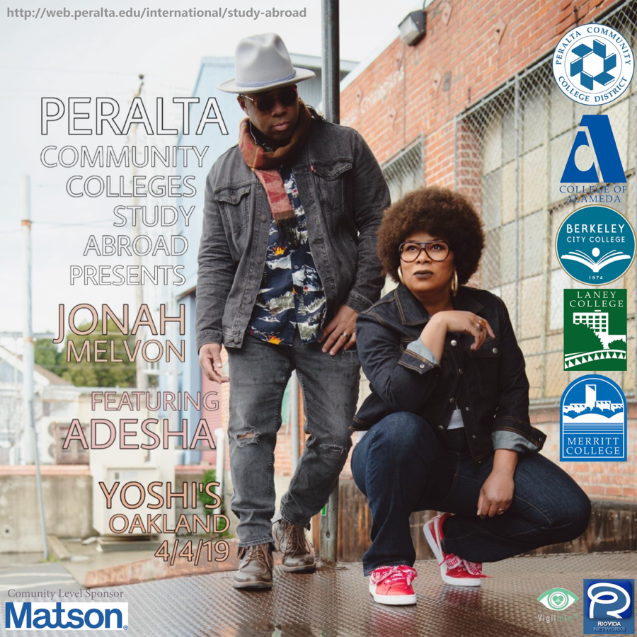 Join us on April 4th for “A Night at Yoshi’s Oakland featuring Jonah Melvon & Adesha”