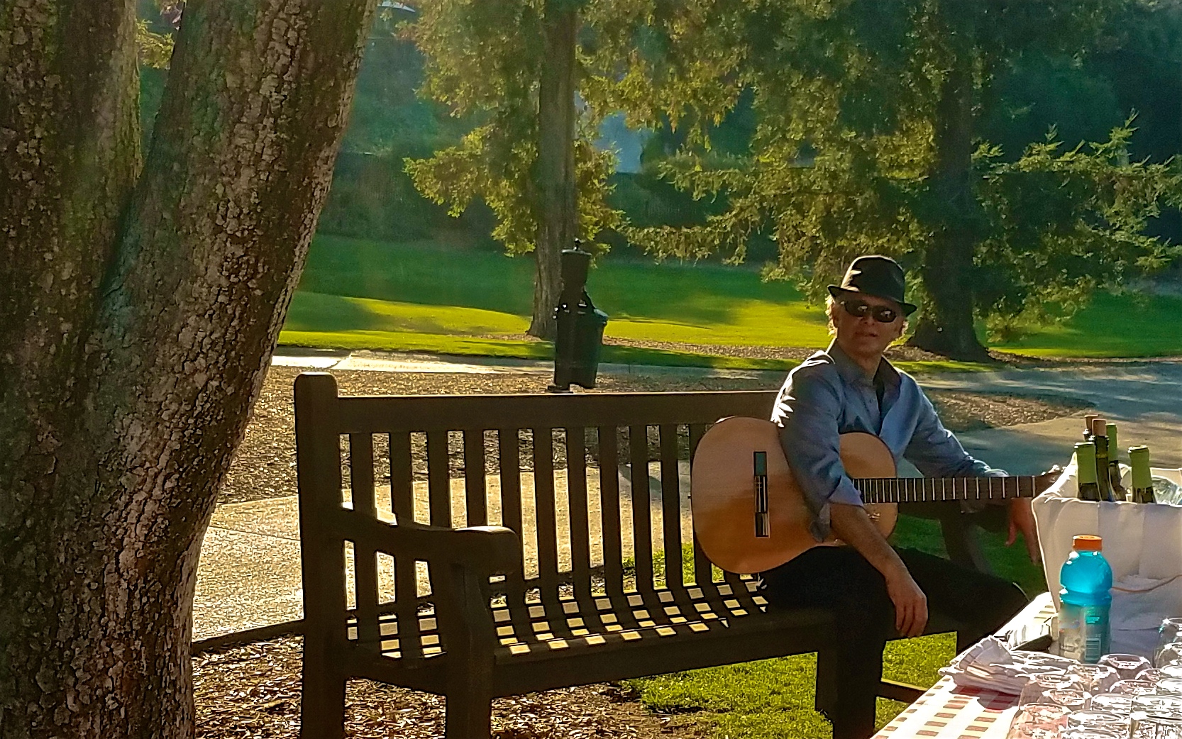 Rolando Morales at a private event in Los Altos