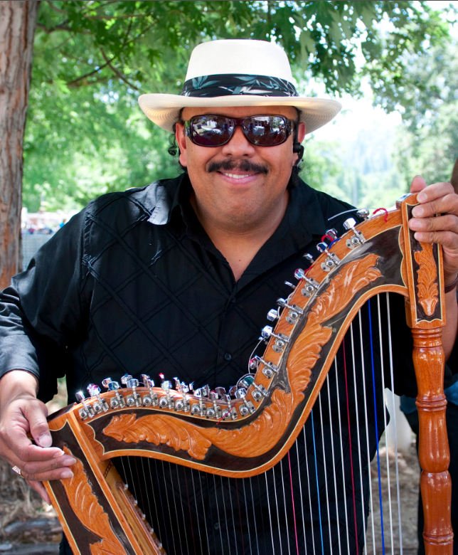 Carlos Reyes – world renowned for his mastery of the Paraguayan harp and violin at Yoshi’s on April 30, 2023