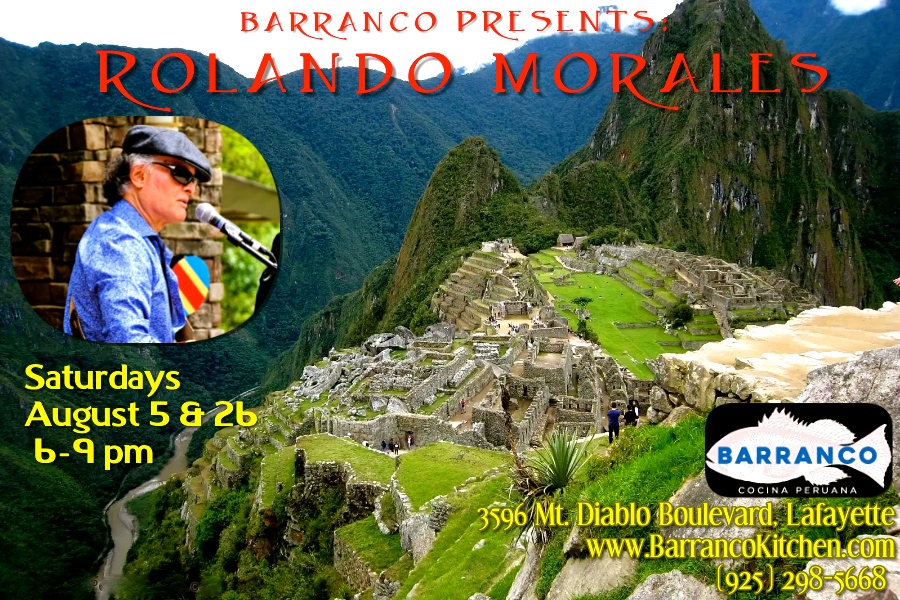 Barranco presents Rolando Morales in August 5 and 26, 2023