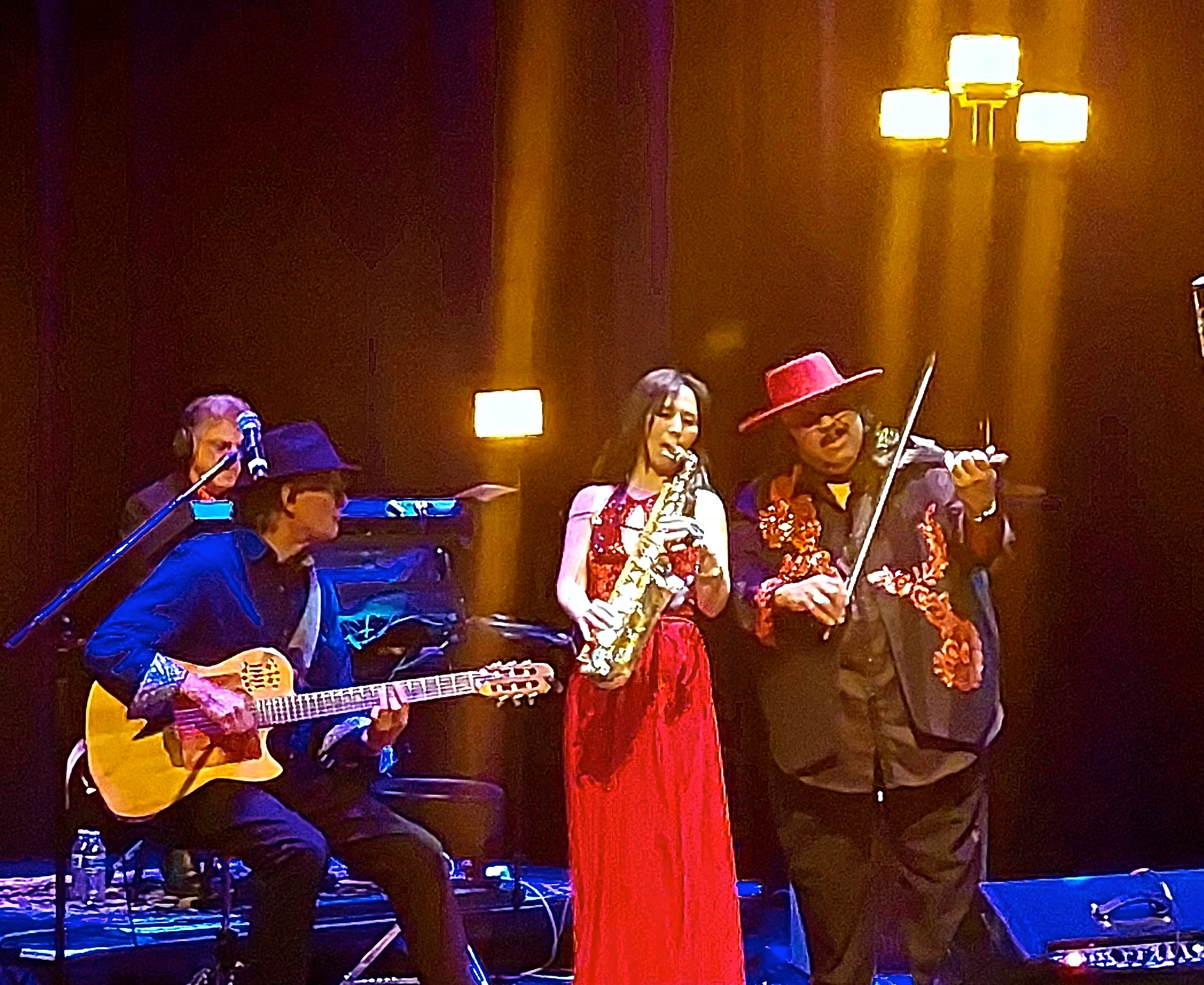 Photo of Firehouse performance last Friday. Rolando's April Calendar; Nonni's Fri; HMB Sat; Easter in SF Sunday 
